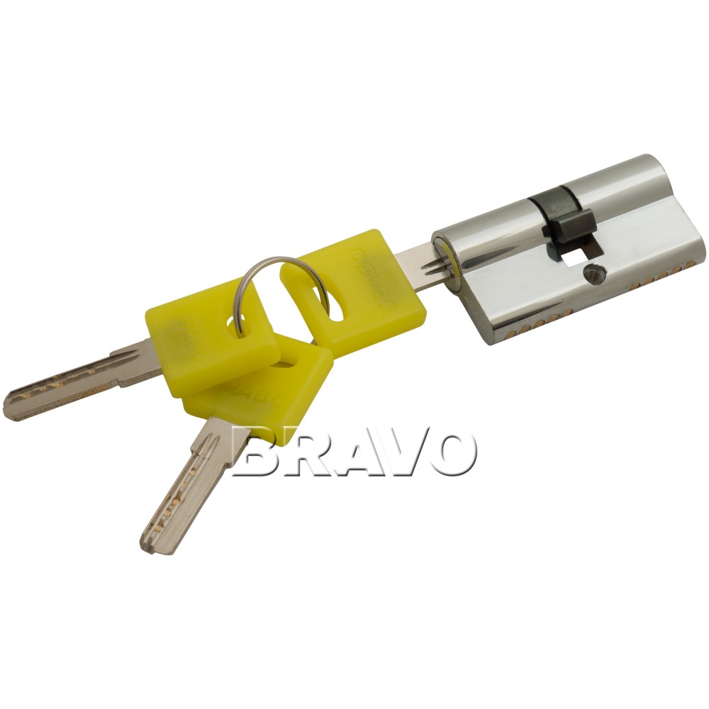 Цилиндр Ключ/ключ Bravo ZK-60-30/30 C Хром