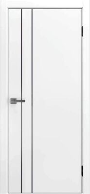 Межкомнатная дверь ДП-58 White Pearl Экошпон